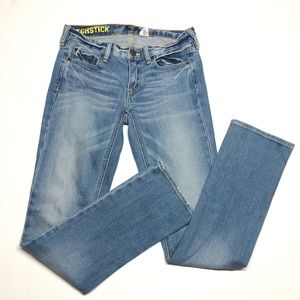 J Crew 25S Matchstick Denim Jeans Light Wash Short